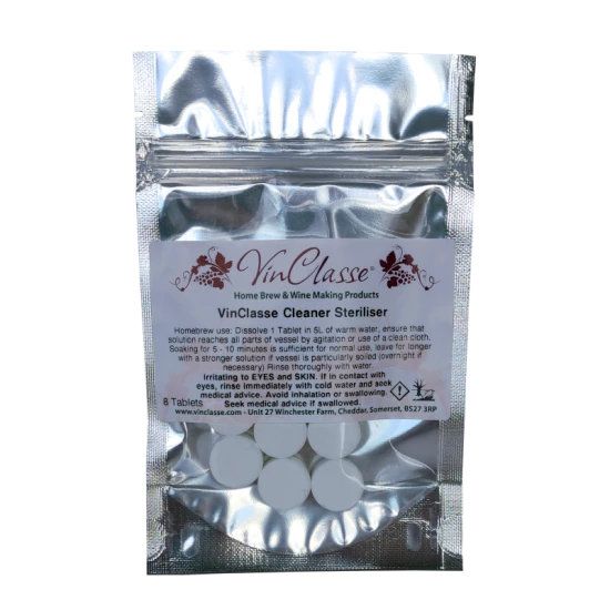 VinClasse Cleaner Steriliser - 100g / 8 Tablets