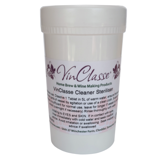 VinClasse Cleaner Steriliser - Bulk Tub Of 80 x Tablets