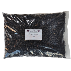 Dried Sloe Berries - 3kg Bulk Bag