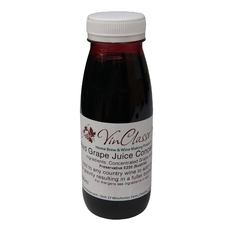 Vinclasse Red Grape Juice Concentrate 250ml The Homebrew Centre