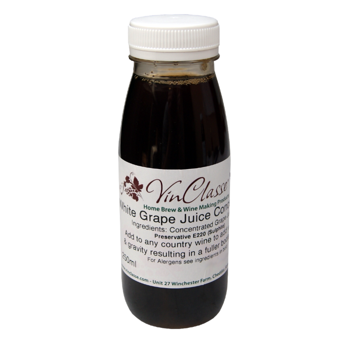Vinclasse White Grape Juice Concentrate 250ml The Homebrew Centre