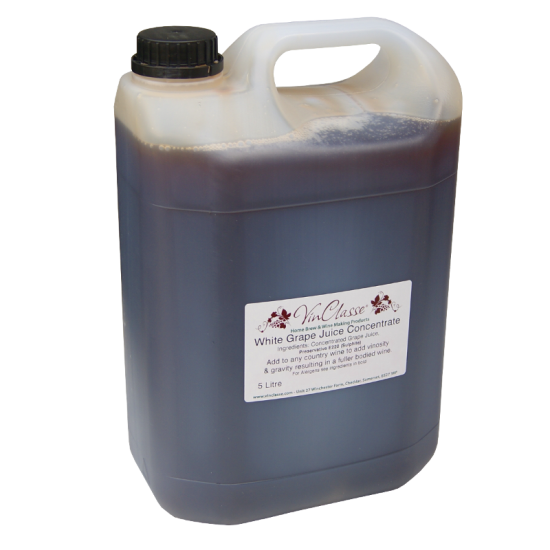 VinClasse White Grape Juice Concentrate - 5 Litre Bulk Size