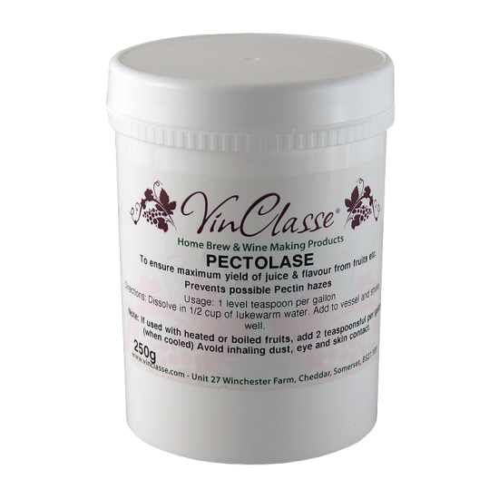 VinClasse Wine Making Pectolase - Pectic Enzyme 250g