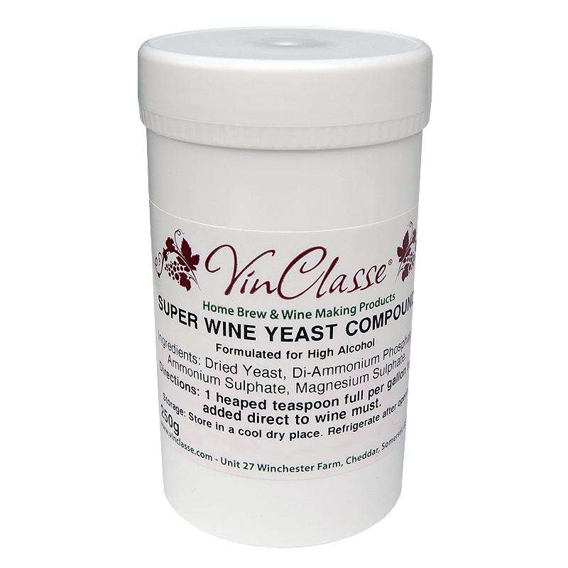Vinclasse Super Wine Yeast Compound 250g The Homebrew Centre