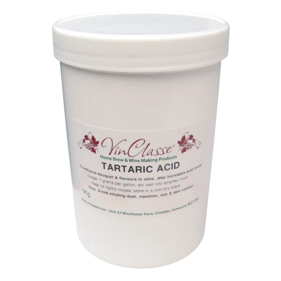 VinClasse Tartaric Acid - 1kg Tub