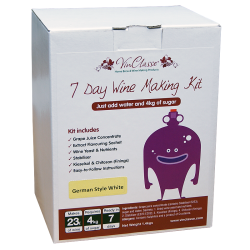 VinClasse German Style White Wine Kit - 23 Litres 7 Day - Requires Sugar 