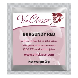 VinClasse Wine Making Yeast - Burgundy Red - 5g Sachet