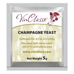 VinClasse Champagne  / Sparkling Wine Yeast 5g Sachet