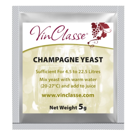 VinClasse Champagne  / Sparkling Wine Yeast 5g Sachet