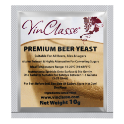 Vinclasse Premium Beer Yeast - 10g Sachet