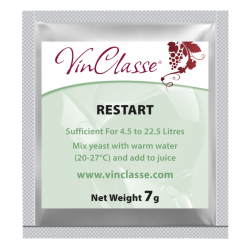 VinClasse Wine Making Yeast - Restart - 7g Sachet