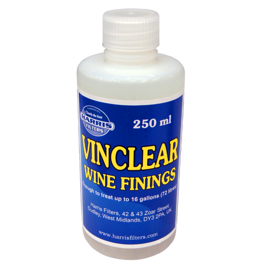 Harris Vinclear Wine Finings - 250ml Harris Vinclear Wine Finings - 250ml