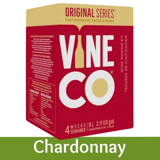 Vineco Original Series - Chardonnay - 30 Bottle Wine Ingredient Kit
