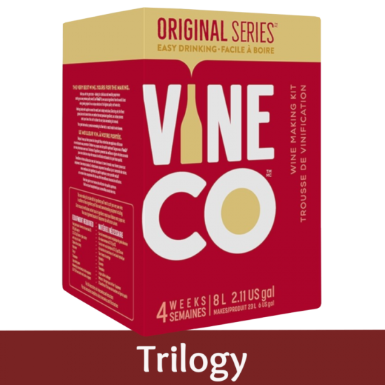 Vineco Original Series - Trilogy - 30 Bottle Wine Ingredient Kit