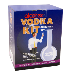 Alcotec Vodka / Base Spirit Kit For 25 Litres - 21% ABV