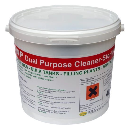 VWP Cleaner Steriliser - 4kg Bulk Bucket