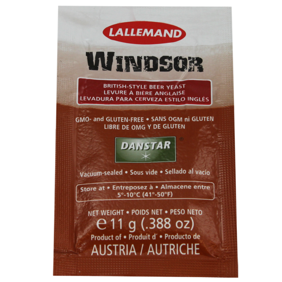 Danstar Windsor Beer Yeast 11g Sachet The Homebrew Centre