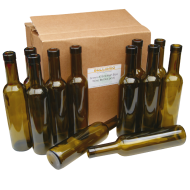 375ml Half Size Green Wine Bottles  - Box of 12