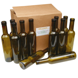 375ml Half Size Green Wine Bottles  - Box of 12
