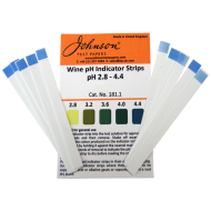 pH Test Strips 2.8-4.4 For Wine And Cider - Pack of 10