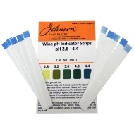 pH Test Strips 2.8-4.4 For Wine And Cider - Pack of 10