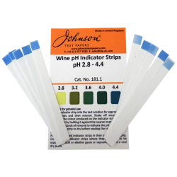 pH Test Strips 2.8-4.4 For Wine And Cider - Pack of 10