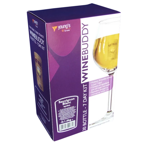 Youngs Winebuddy Wine Kit - Sauvignon Blanc - 30 Bottle - 7 Day Kit