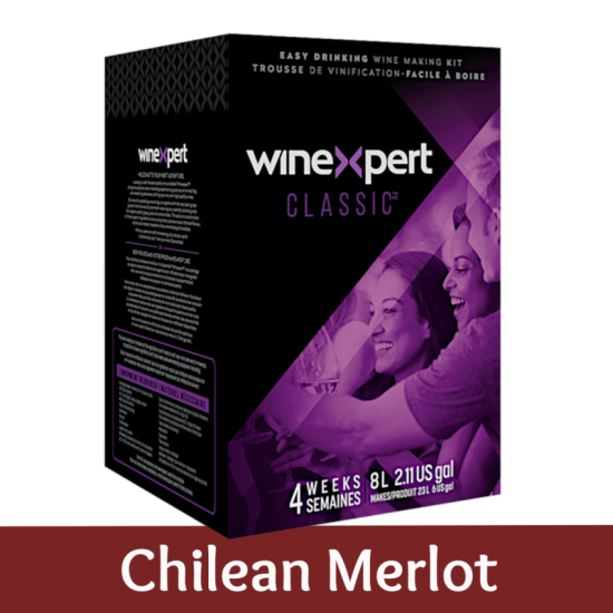 Winexpert Classic - Chilean Merlot - 30 Bottle Wine Kit