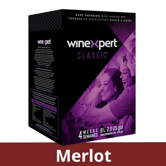 Winexpert Classic - Merlot - 30 Bottle Wine Kit