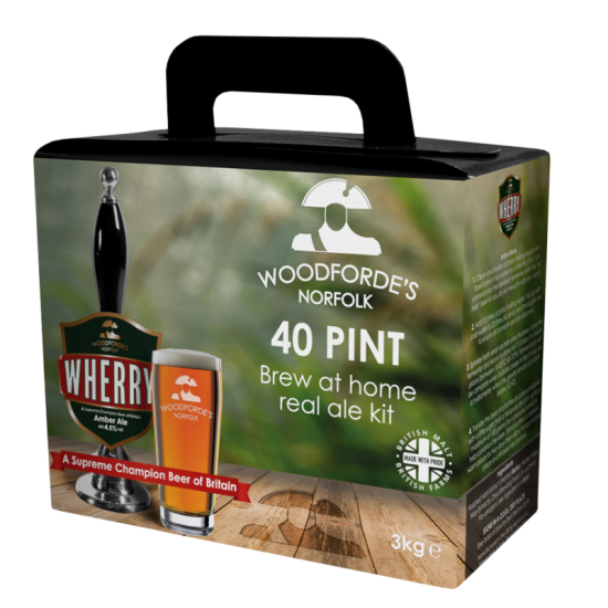 Woodfordes Wherry - 40 Pint - Award Winning Real Ale Kit