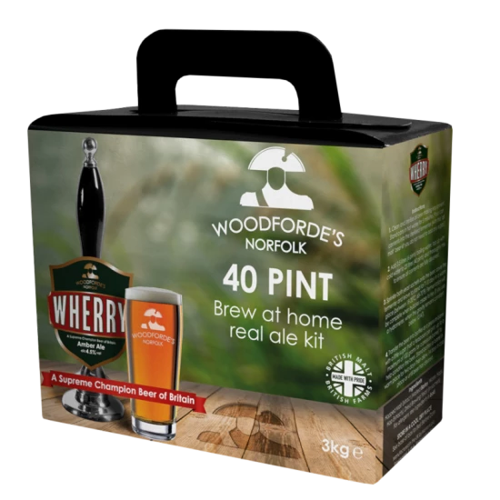 Woodfordes Wherry - 40 Pint - Award Winning Real Ale Kit