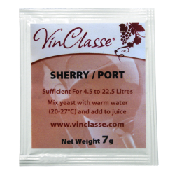 VinClasse Wine Making Yeast - Sherry and Port - 7g Sachet