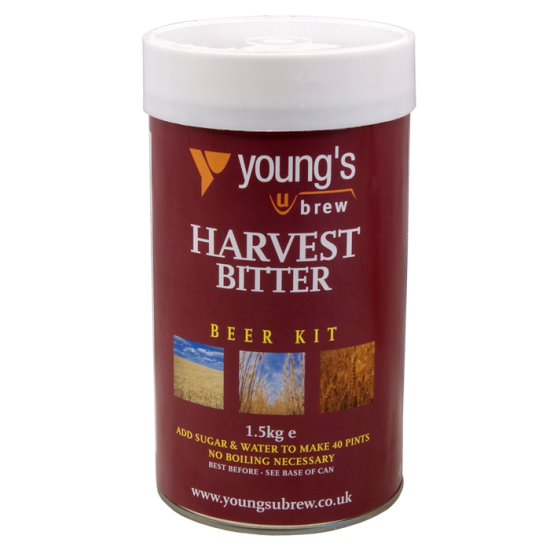 Youngs Harvest Bitter - 1.5kg - 40 Pint - Single Tin Beer Kit