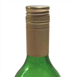 Threaded Metal Screw Caps For Wine Bottles - Gold - Pack Of 30