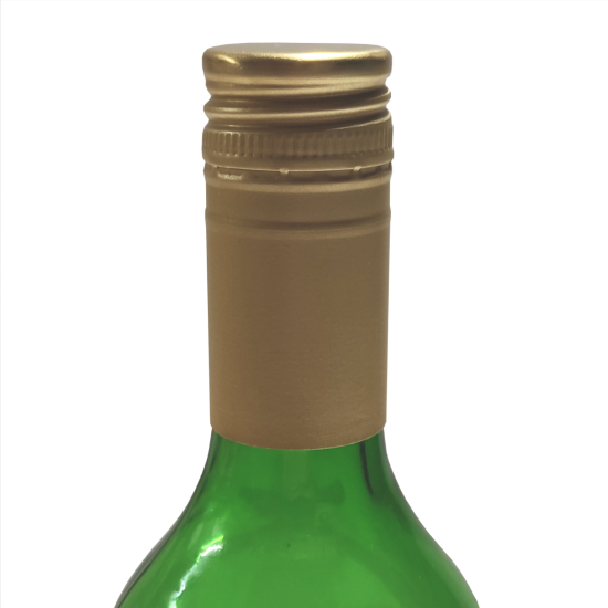 Threaded Metal Screw Caps For Wine Bottles - Gold - Pack Of 30